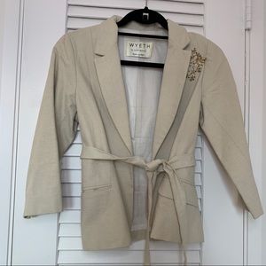 Wyeth Todd McGill linen blazer size XS